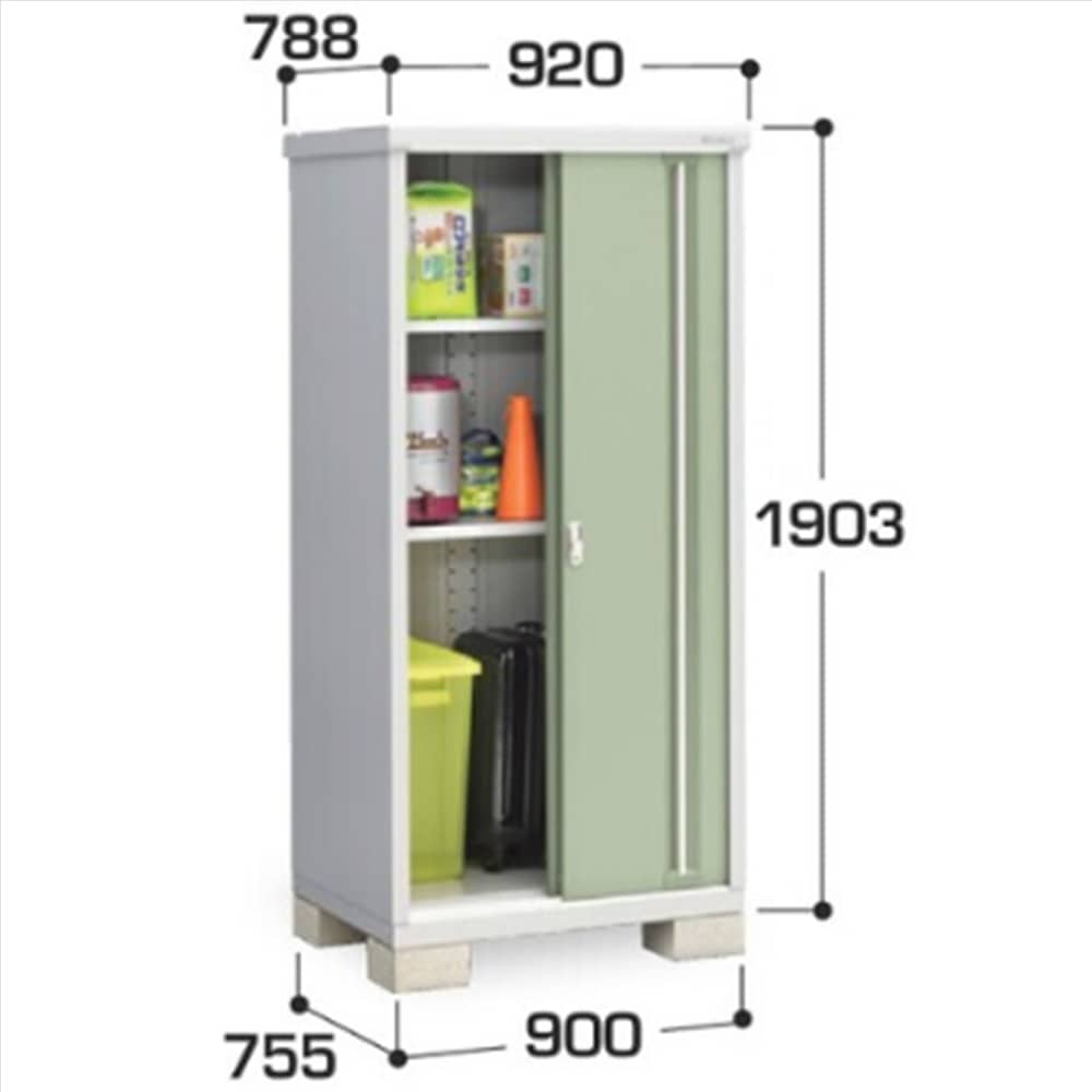 イナバ シンプリー MJX−097EP 長もの収納タイプ 棚板3枚付属 工事付きパック