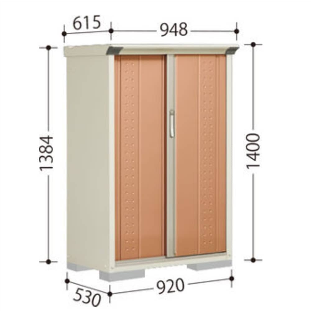 田窪物置 グランプレステージ ジャンプ GP−95CF 全面棚タイプ 棚板2枚付属 工事付きパック