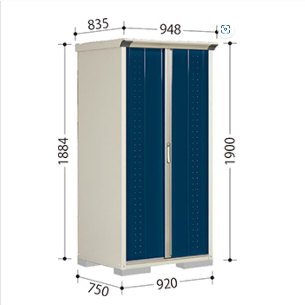 田窪物置 グランプレステージ ジャンプ GP−97AF 全面棚タイプ 棚板3枚付属 工事付きパック