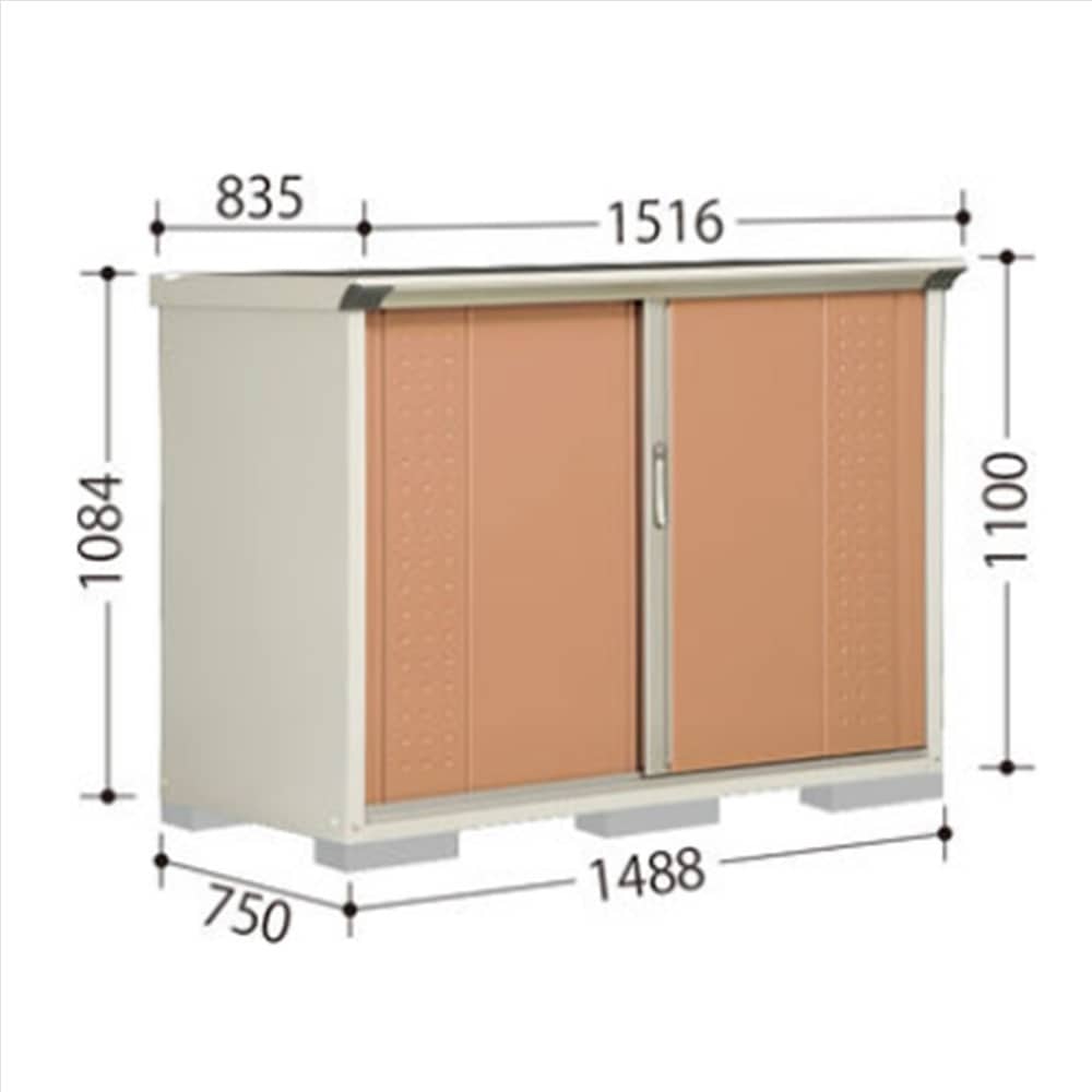 田窪物置 グランプレステージ ジャンプ GP−157DF 全面棚タイプ 棚板2枚付属 工事付きパック