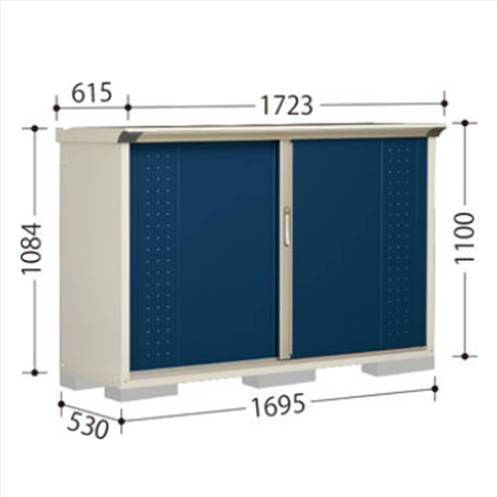 田窪物置 グランプレステージ ジャンプ GP−175DF 全面棚タイプ 棚板2枚付属 工事付きパック