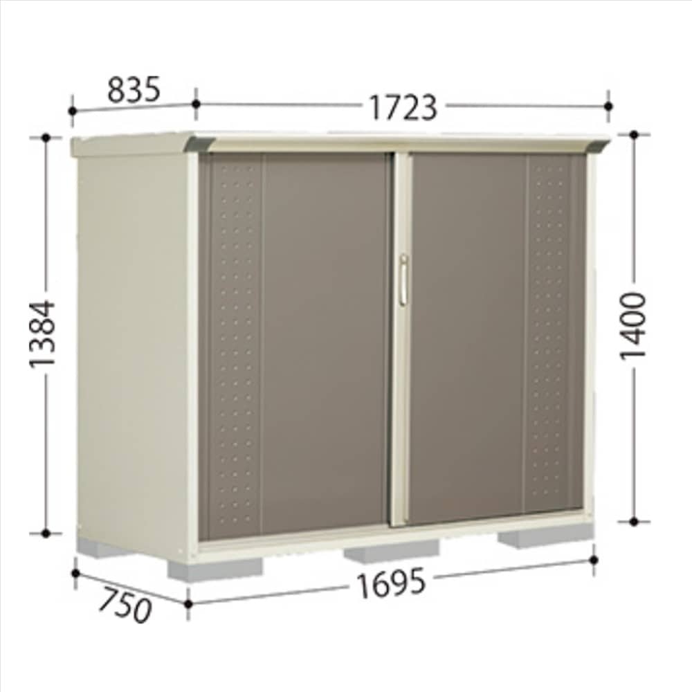 田窪物置 グランプレステージ ジャンプ GP−177CF 全面棚タイプ 棚板4枚付属 工事付きパック