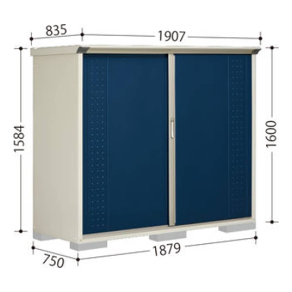 田窪物置 グランプレステージ ジャンプ GP−197BF 全面棚タイプ 棚板4枚付属 工事付きパック