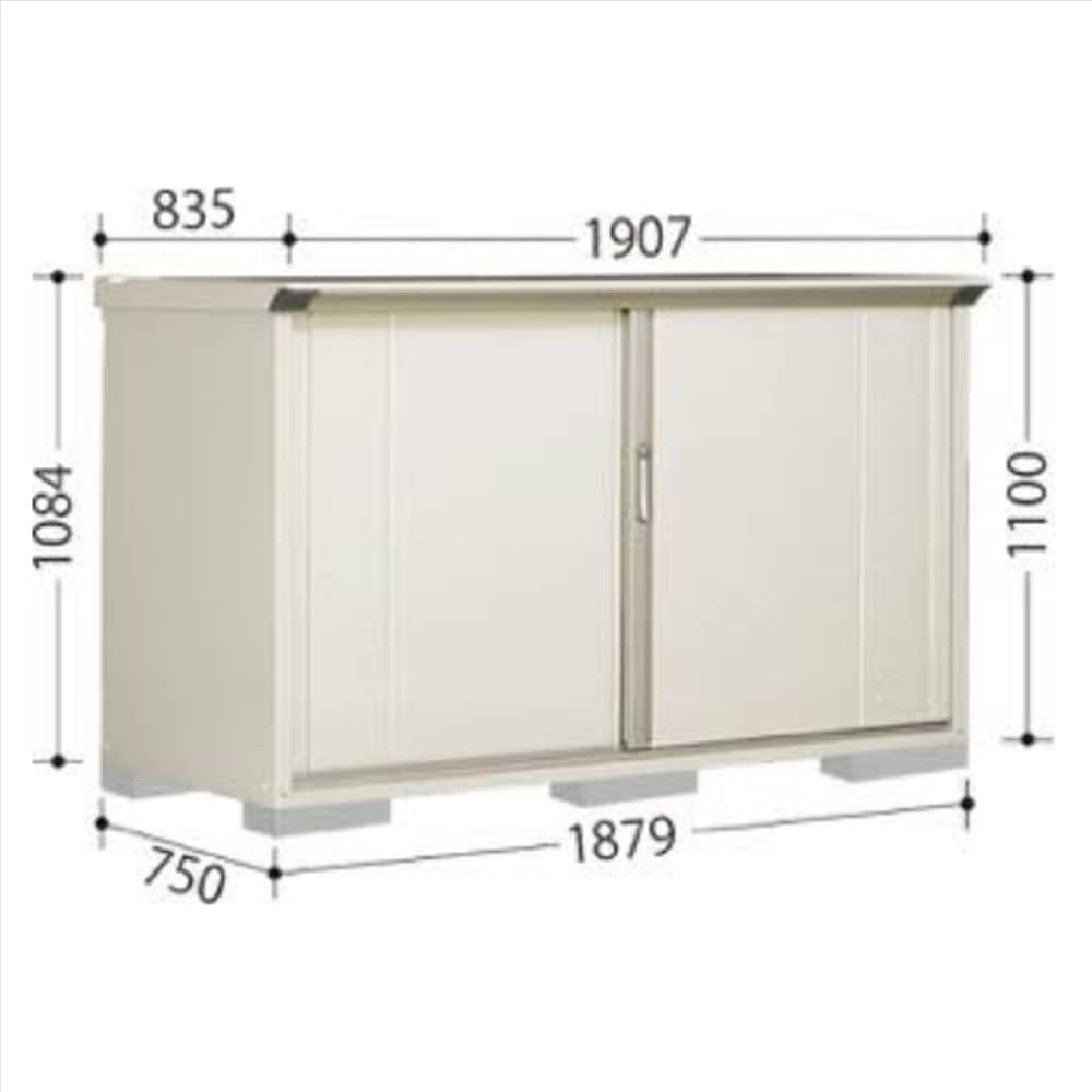 田窪物置 グランプレステージ ジャンプ GP−197DF 全面棚タイプ 棚板2枚付属 工事付きパック