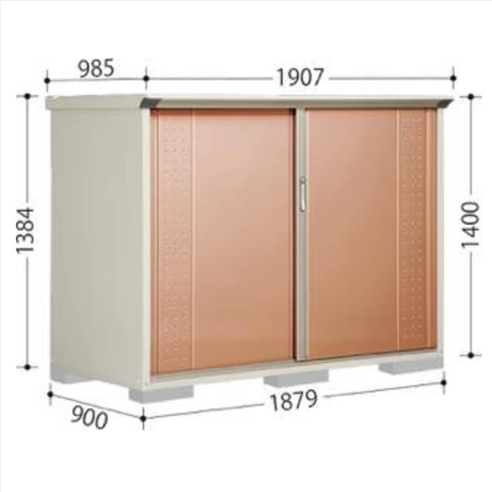 田窪物置 グランプレステージ ジャンプ GP−199CF 全面棚タイプ 棚板4枚付属 工事付きパック