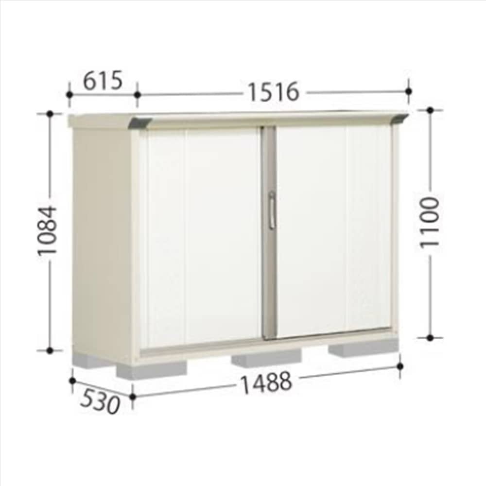 田窪物置 グランプレステージ ジャンプ GP−155DT たて置きタイプ 棚板1枚・ネット棚1枚付属 工事付きパック