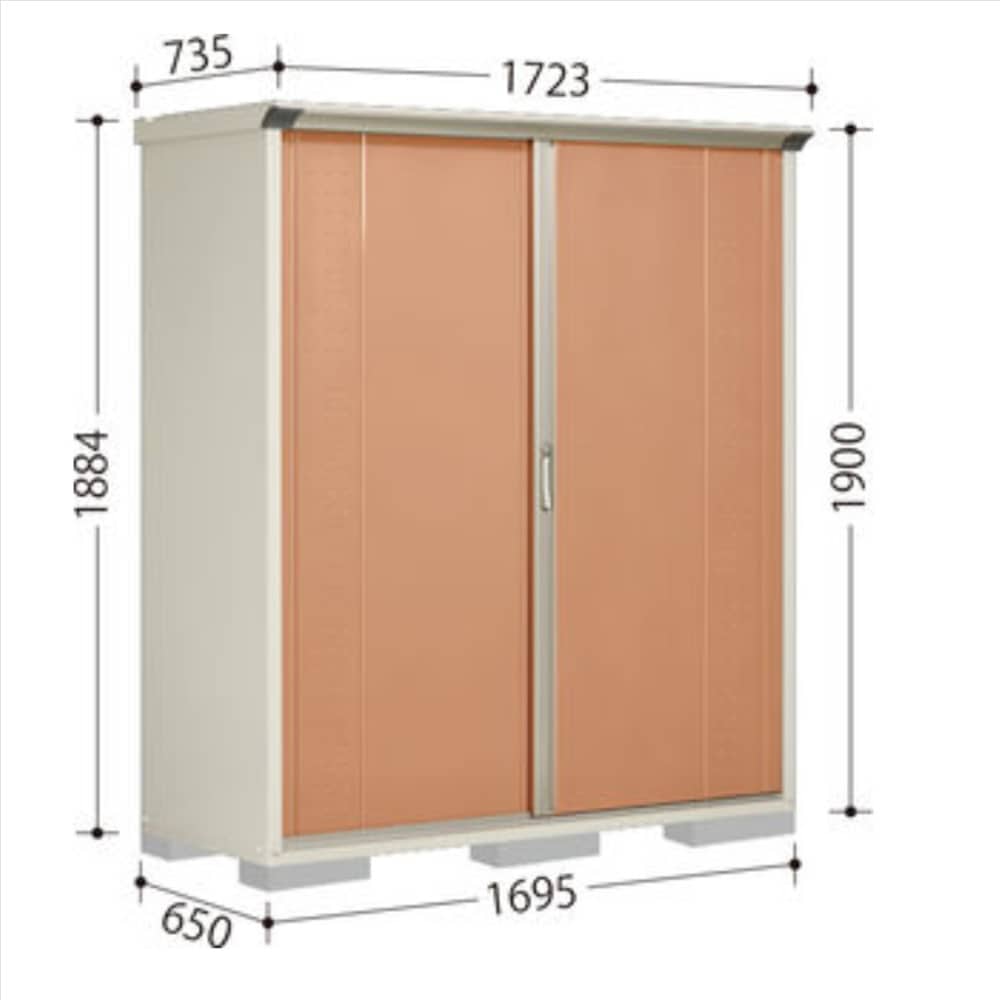 田窪物置 グランプレステージ ジャンプ GP−176AT たて置きタイプ 棚板3枚・ネット棚1枚付属 工事付きパック