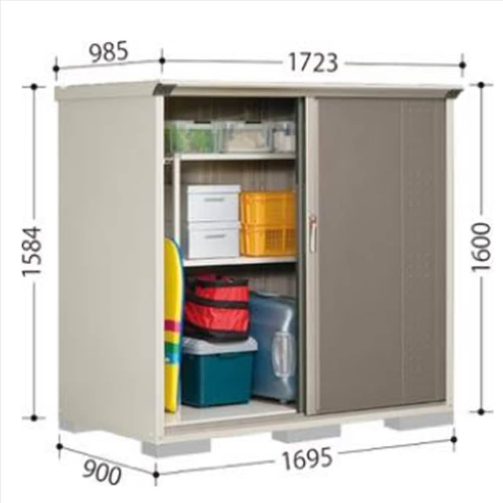 田窪物置 グランプレステージ ジャンプ GP−179BT たて置きタイプ 棚板2枚・ネット棚1枚付属 工事付きパック